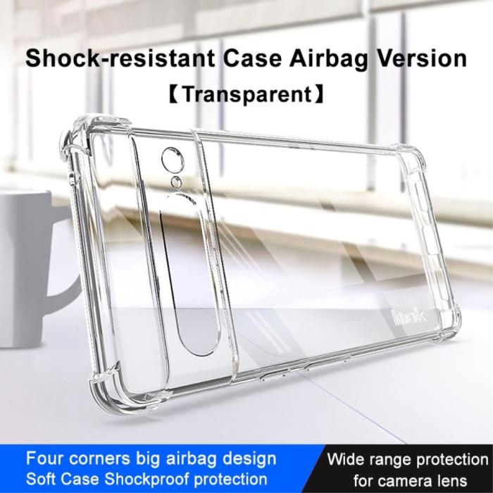 Bild 2, IMAK IMAK Google Pixel 7 Pro Skal Shockproof Airbag Transparent - Teknikhallen.se