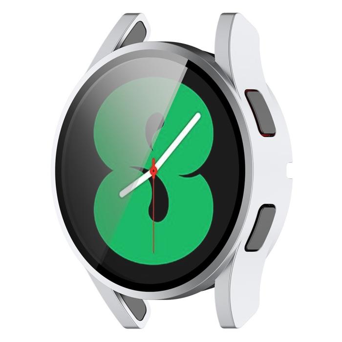 Bild 3,  Galaxy Watch FE/4 40 mm Skal Med Skärmskydd Mörk Silver - Teknikhallen.se