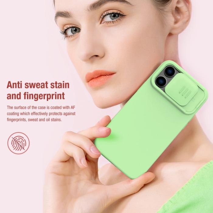 Bild 6, NILLKIN NILLKIN iPhone 14 Pro Max Skal CamShield Silky Liquid Blå - Teknikhallen.se