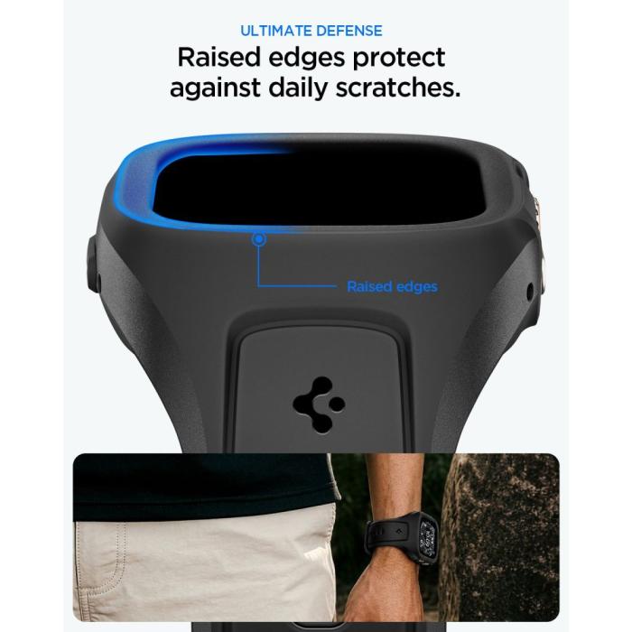 Bild 3, Spigen Spigen Apple Watch 49 mm Skal / Armband Liquid Air 'Pro' - Teknikhallen.se