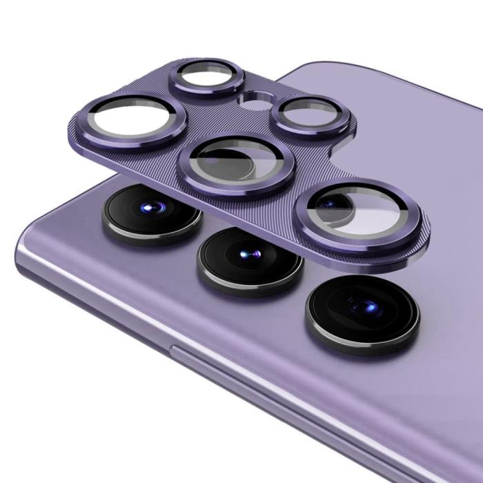 Bild 2, ENKAY ENAKY Galaxy S25 Ultra Linsskydd Aluminium Härdat Glas Grå - Teknikhallen.se