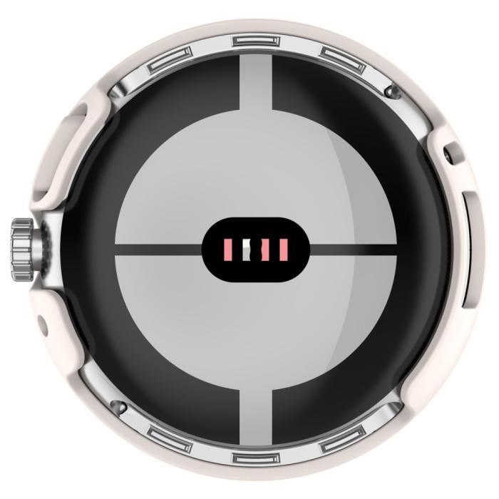 Bild 6,  Google Pixel Watch / Watch 2 Skal Med Härdat Glas Vit - Teknikhallen.se