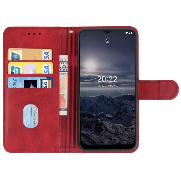 Bild 3,  Nokia G11 / G21 Fodral Läder Röd - Teknikhallen.se