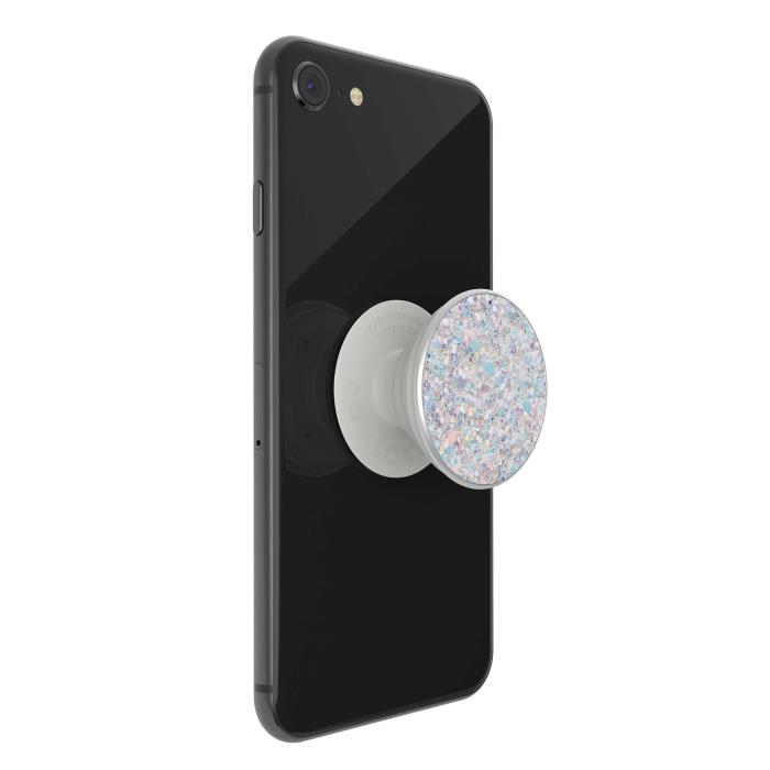 Bild 7, PopSockets PopSockets Avtagbart Grip med Ställfunktion Premium Sparkle Snow White - Teknikhallen.se