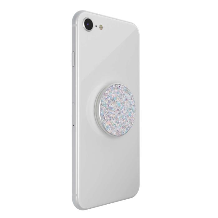 Bild 8, PopSockets PopSockets Avtagbart Grip med Ställfunktion Premium Sparkle Snow White - Teknikhallen.se