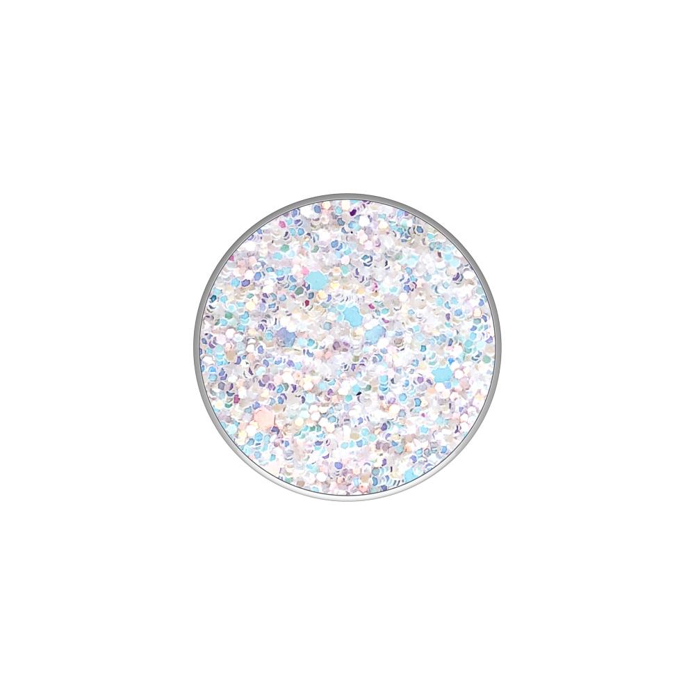 PopSockets PopSockets Avtagbart Grip med Ställfunktion Premium Sparkle Snow White - Teknikhallen.se