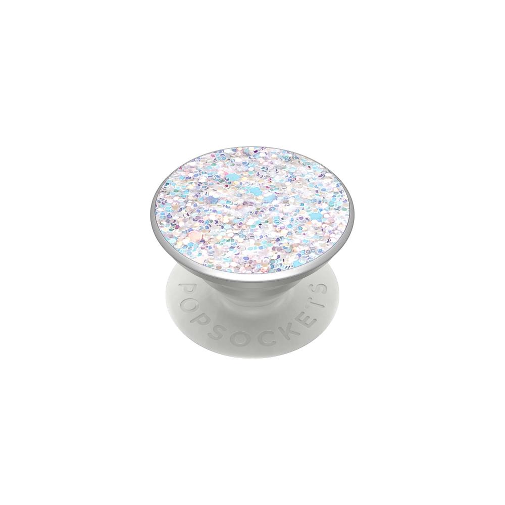 PopSockets PopSockets Avtagbart Grip med Ställfunktion Premium Sparkle Snow White - Teknikhallen.se