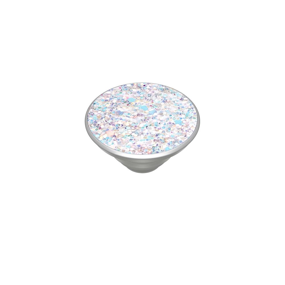 PopSockets PopSockets Avtagbart Grip med Ställfunktion Premium Sparkle Snow White - Teknikhallen.se