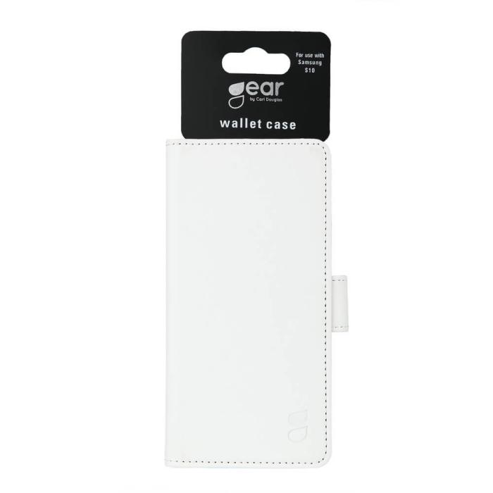 Bild 2, Gear GEAR Samsung Galaxy S10 Fodral Läder Vit - Teknikhallen.se
