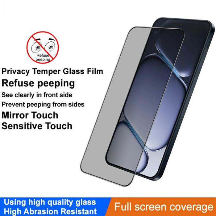 Bild 3, IMAK IMAK OnePlus 15R Skärmskydd Heltäckande Härdat Glas Privacy - Teknikhallen.se