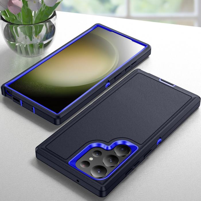 Bild 6,  Galaxy S24 Ultra Skal Xtreme Shockproof Hybrid Svart/Blå - Teknikhallen.se