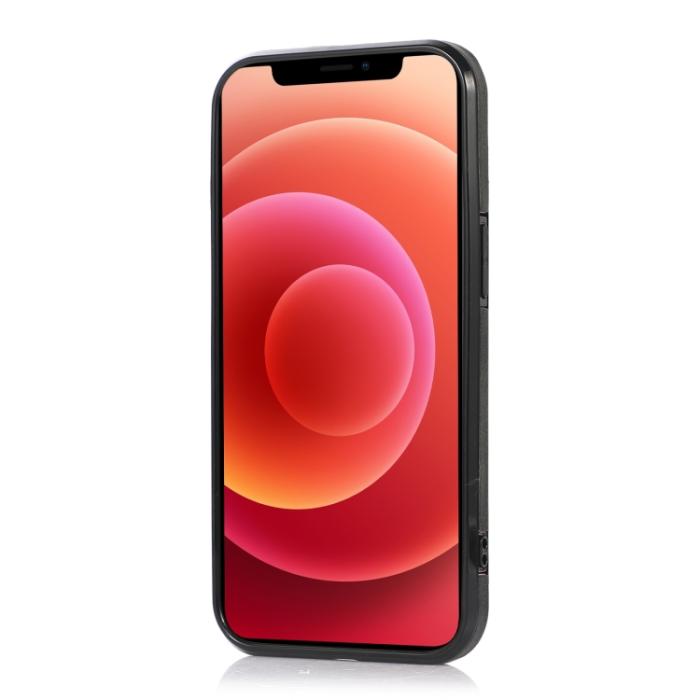 Bild 3,  iPhone 14 Läder Skal Med Kortfack Och Magnet Svart - Teknikhallen.se