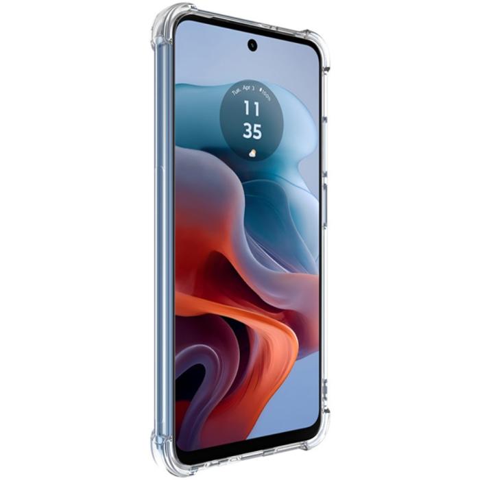 Bild 2, IMAK IMAK Motorola Moto G04 4G/G24 4G TPU Skal Transparent - Teknikhallen.se