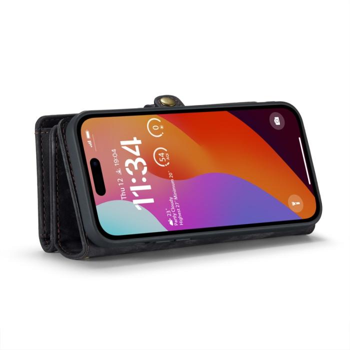 Bild 3, CASEME CASEME iPhone 16 Pro Max Fodral Multifunktionell Svart - Teknikhallen.se