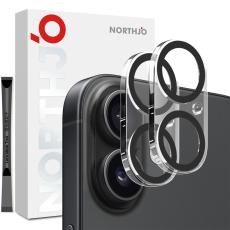 NORTHJO NORTHJO iPhone 17 2-PACK Linsskydd H&auml;rdat Glas - Teknikhallen.se
