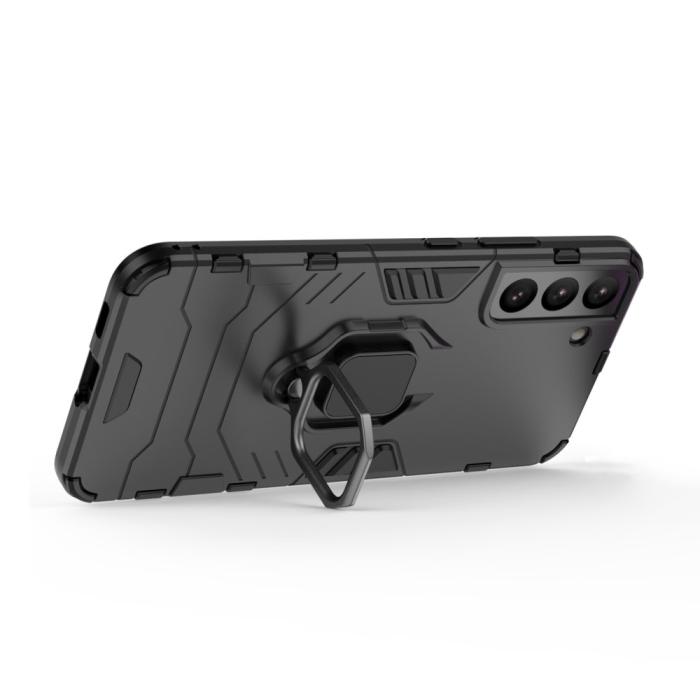 Bild 4,  Samsung Galaxy S22 Plus Skal Ring Hybrid Armor Svart - Teknikhallen.se