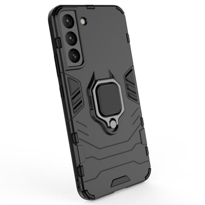 Bild 5,  Samsung Galaxy S22 Plus Skal Ring Hybrid Armor Svart - Teknikhallen.se