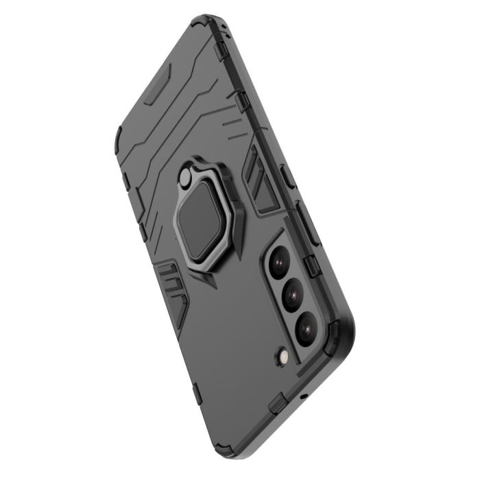 Bild 6,  Samsung Galaxy S22 Plus Skal Ring Hybrid Armor Svart - Teknikhallen.se
