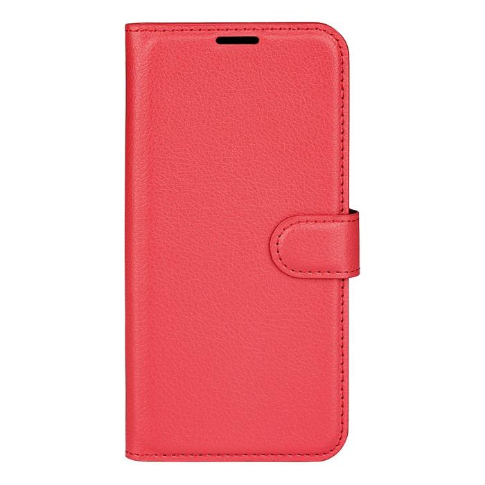 Bild 5,  Motorola Moto G35 5G Fodral Litchi Läder Röd - Teknikhallen.se