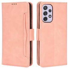  Samsung Galaxy A53 5G Fodral Avtagbart Kortfodral Ljus Rosa - Teknikhallen.se