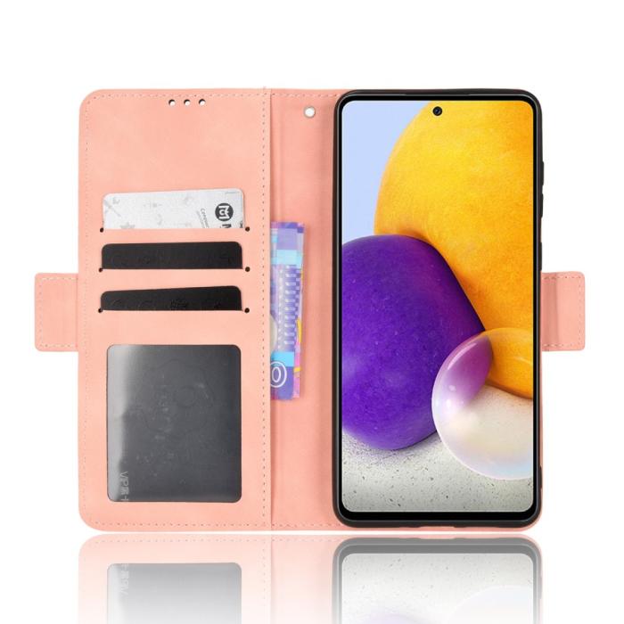 Bild 4,  Samsung Galaxy A53 5G Fodral Avtagbart Kortfodral Ljus Rosa - Teknikhallen.se