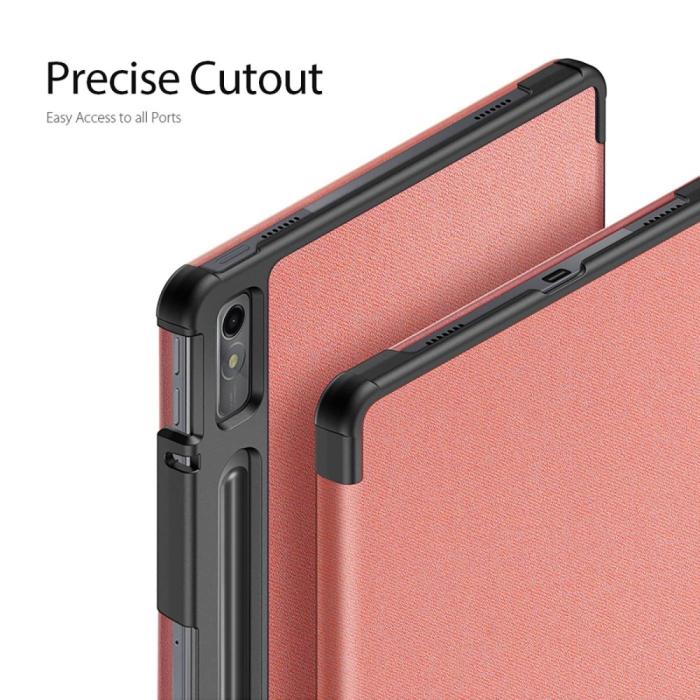 Bild 4, DUX DUCIS DUX DUCIS Lenovo Tab P11 Pro Gen 2 Fodral DOMO Tri-Fold Roséguld - Teknikhallen.se