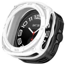  Galaxy Watch Ultra (2025) / 47 mm Skal TPU Vit - Teknikhallen.se