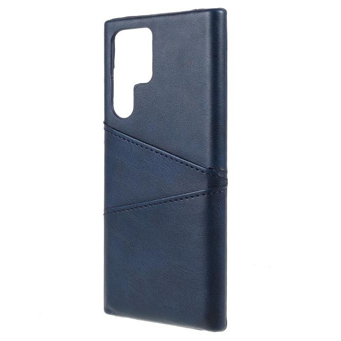 Bild 3,  Samsung Galaxy S22 Ultra Skal Med Kortfack Blå - Teknikhallen.se