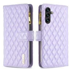 BINFEN BINFEN Galaxy A35 5G Fodral Diamond Multifunktionell Lila - Teknikhallen.se