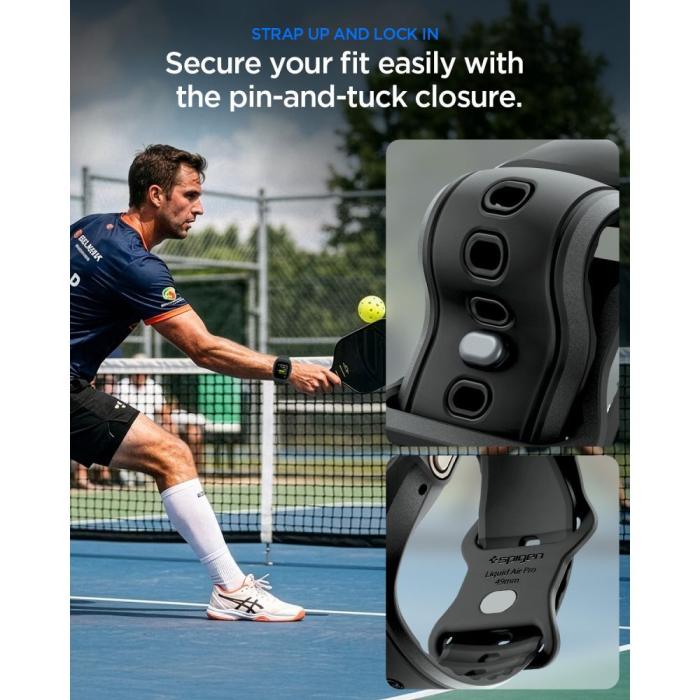 Bild 6, Spigen Spigen Apple Watch 49 mm Skal / Armband Liquid Air 'Pro' - Teknikhallen.se