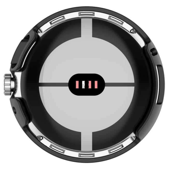 Bild 6,  Google Pixel Watch / Watch 2 Skal Med Härdat Glas Svart - Teknikhallen.se