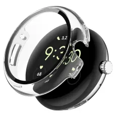  Google Pixel Watch / Watch 2 Skal Med H&auml;rdat Glas Transparent - Teknikhallen.se