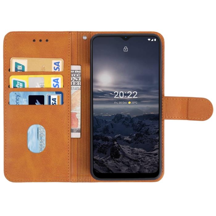 Bild 3,  Nokia G11 / G21 Fodral Läder Brun - Teknikhallen.se