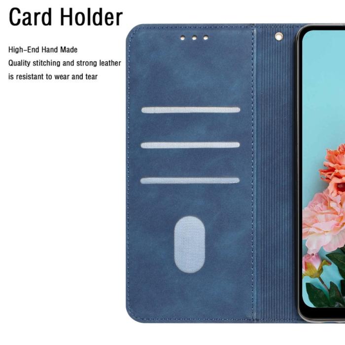 Bild 6,  Samsung Galaxy S23 Plus Fodral Solid Läder Blå - Teknikhallen.se