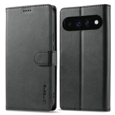 LC.IMEEKE LC.IMEEKE Google Pixel 11 Pro XL Fodral L&auml;der Svart - Teknikhallen.se