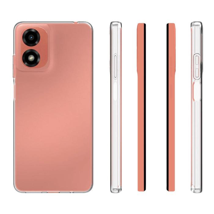 Bild 2,  Motorola Moto G04 4G/G24 4G TPU Skal Transparent - Teknikhallen.se