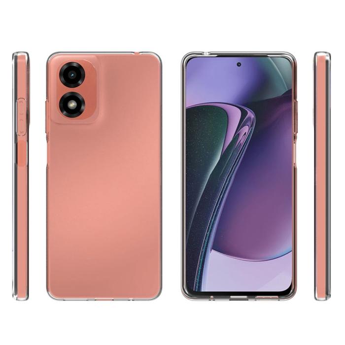 Bild 4,  Motorola Moto G04 4G/G24 4G TPU Skal Transparent - Teknikhallen.se