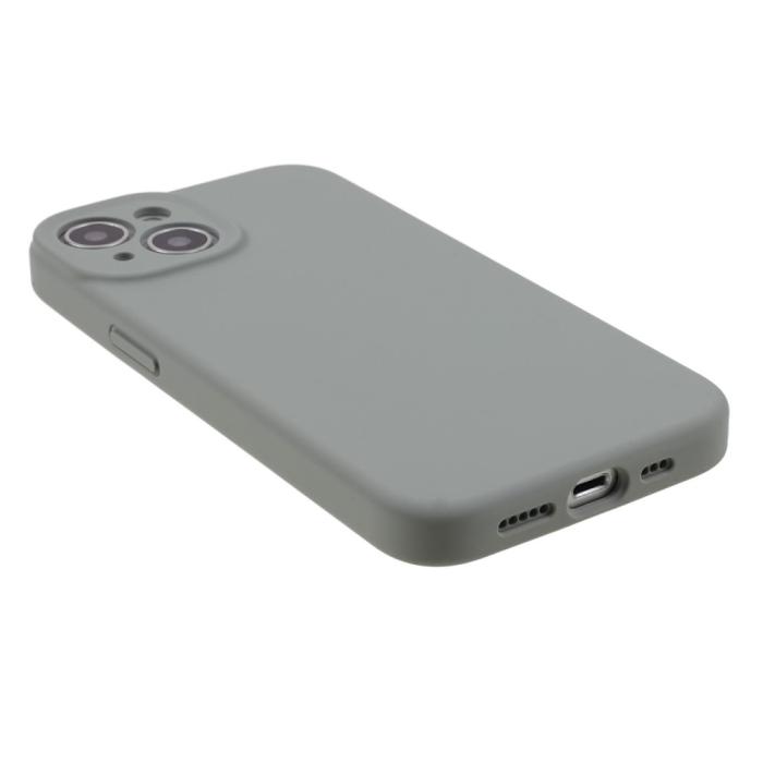Bild 5,  iPhone 15 Plus Skal Liquid Silikon Ljus Grön - Teknikhallen.se