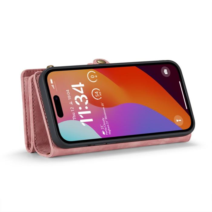 Bild 3, CASEME CASEME iPhone 16 Pro Max Fodral Multifunktionell Rosa - Teknikhallen.se