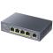 Cudy Cudy Switch GS1005P 5-port Gigabit PoE+ 60W Grå - Teknikhallen.se