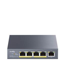 Cudy Cudy Switch GS1005P 5-port Gigabit PoE+ 60W Grå - Teknikhallen.se