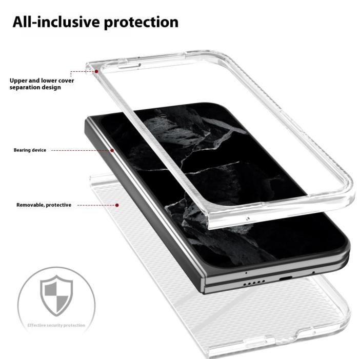 Bild 2,  Google Pixel 9 Pro Fold Skal Matt Transparent - Teknikhallen.se