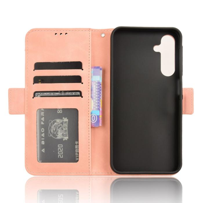 Bild 5,  Samsung Galaxy A25 5G Fodral Med Avtagbart Kortfodral Rosa - Teknikhallen.se