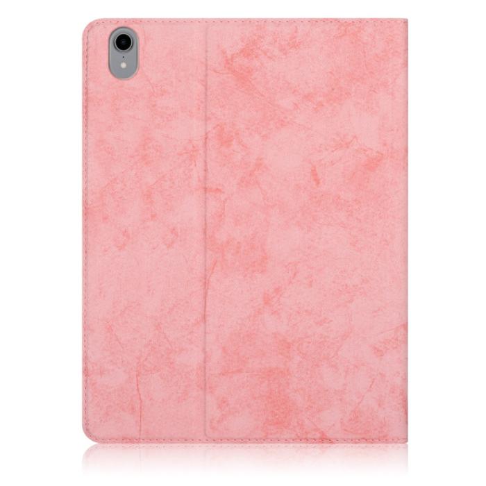Bild 3,  iPad Air 2020/2022 Fodral Med Frontficka Och Pennhållare Rosa - Teknikhallen.se
