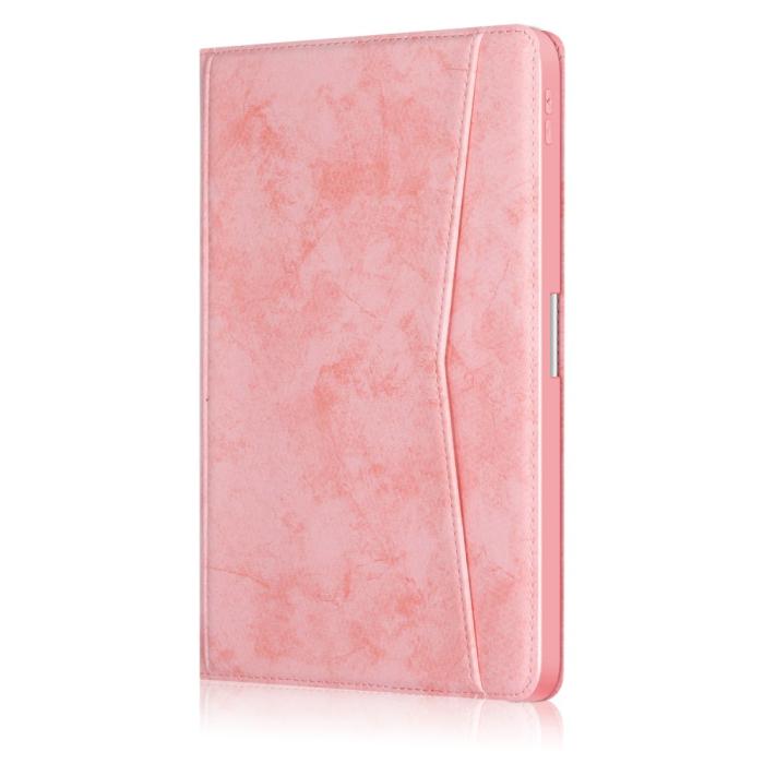 Bild 4,  iPad Air 2020/2022 Fodral Med Frontficka Och Pennhållare Rosa - Teknikhallen.se