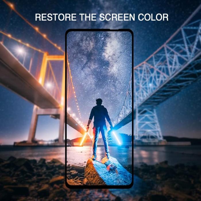 Bild 5,  Motorola One Vision - 2-Pack härdat glas - Heltäckande skärmskydd - Teknikhallen.se