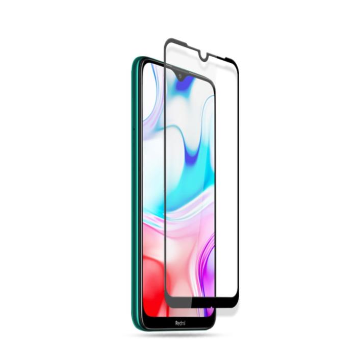 Bild 3, MOCOLO Xiaomi Redmi 8/8A - Härdat glas - Heltäckande skärmskydd - Teknikhallen.se