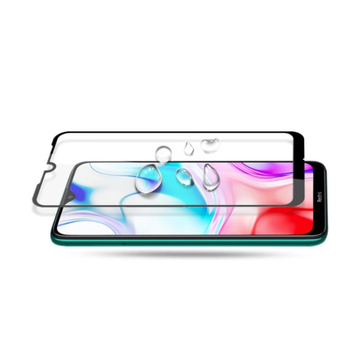 Bild 4, MOCOLO Xiaomi Redmi 8/8A - Härdat glas - Heltäckande skärmskydd - Teknikhallen.se