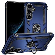  Samsung Galaxy S24 Skal Hybrid Armor Ring Bl&aring; - Teknikhallen.se