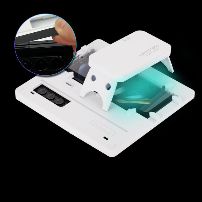 Bild 3, Whitestone Whitestone Galaxy Z Fold 5 2-PACK Skärmskydd DOME UV Glass - Teknikhallen.se